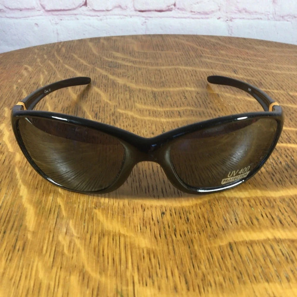 Black and Orange Frame Sunglasses - Picture 2 of 4